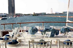 Chicago Private Yacht Rentals private yacht dining