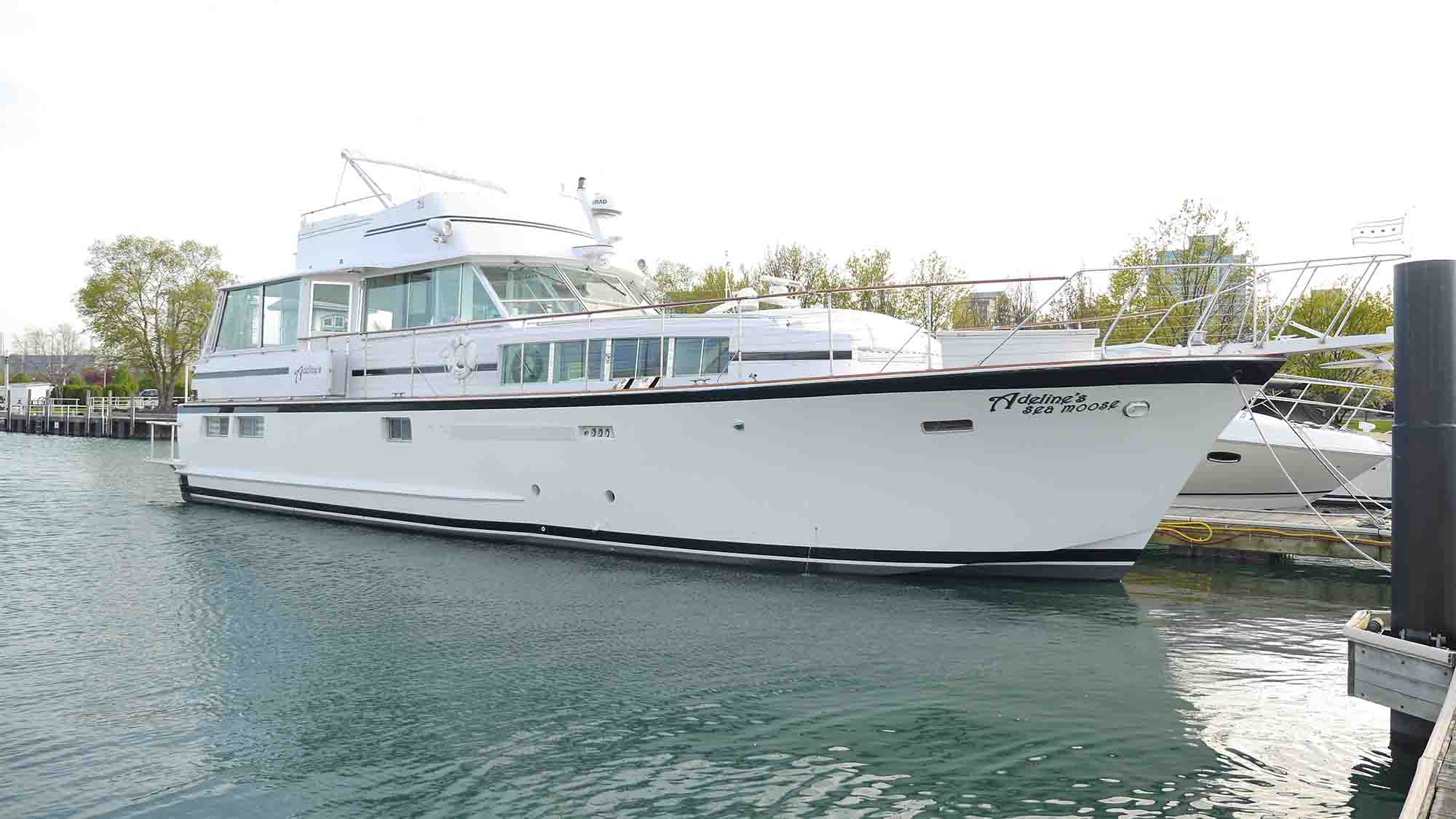Adeline's Sea Moose premier private yacht rental in Chicago