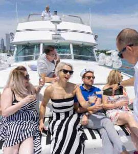 Chicago private yacht rental Adeline's Sea Moose First Rate First Mate Catering and Services