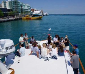 Chicago private yacht rental for business outings