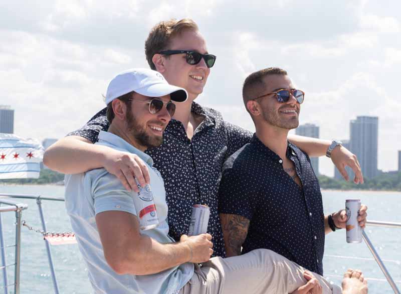 Chicago private yacht rentals for Bachelor parties