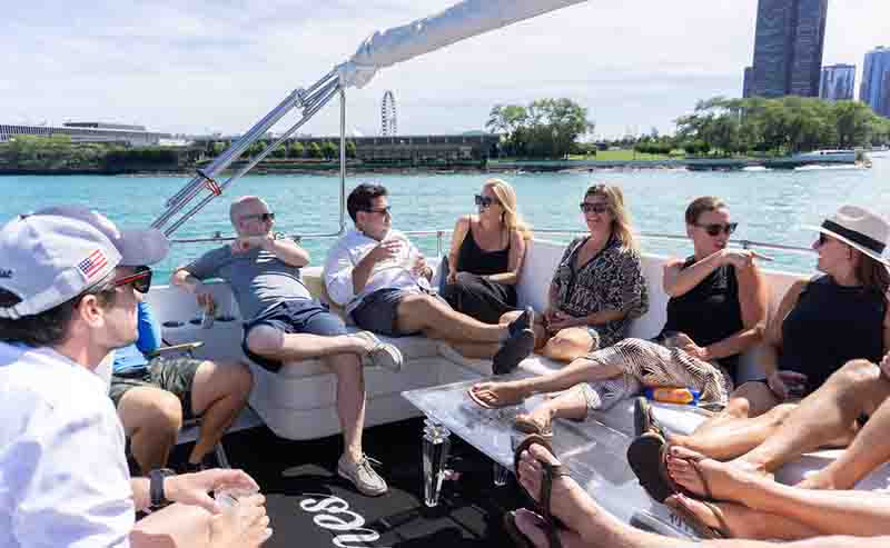 Best Chicago party location is on our yacht