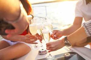 birthday party on a yacht