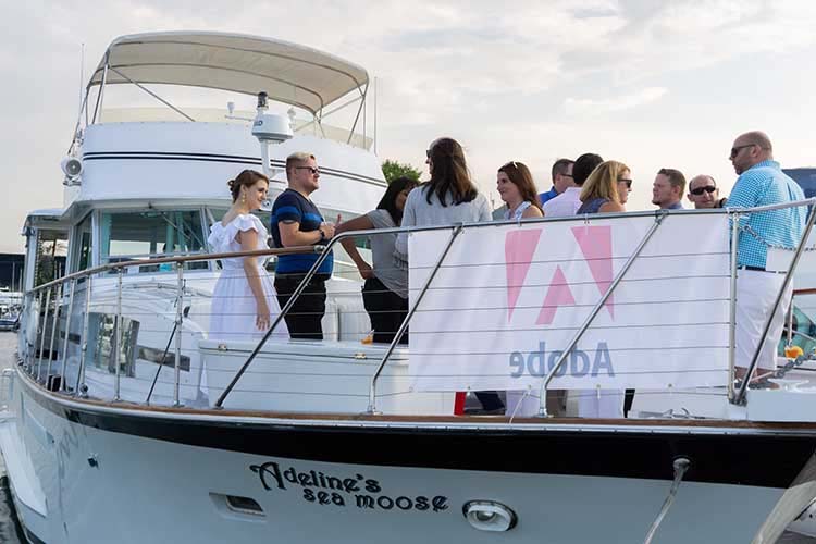 Dockside corporate events, entertainment and hospitality