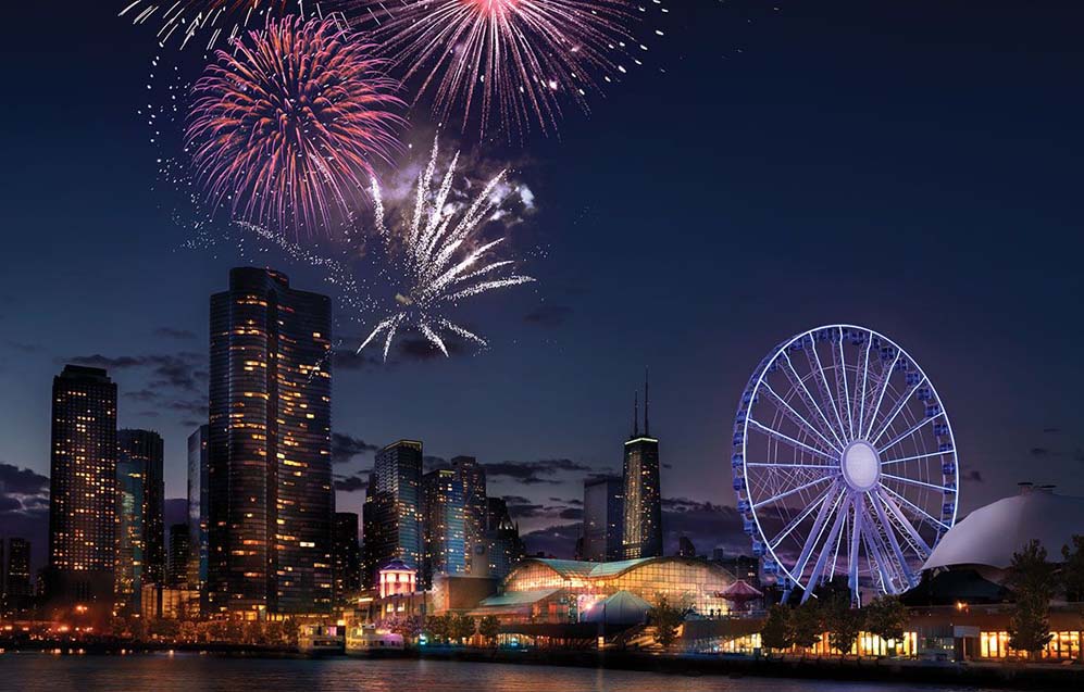 Chicago Navy Pier Fireworks 2022