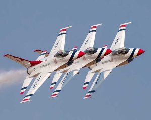 Thunderbirds perform at the 2021 California Capital Airshow