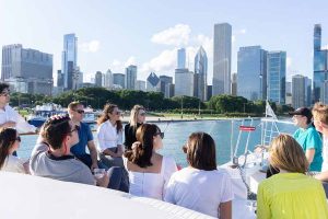 Best Yacht Rental Chicago for Docent Skyline Architecture Tour