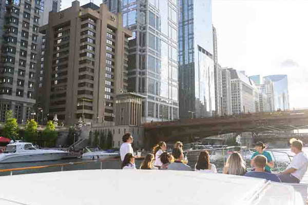 Chicago Private Yachts Rentals Shoreline and Riverfront Tour Yacht Charters