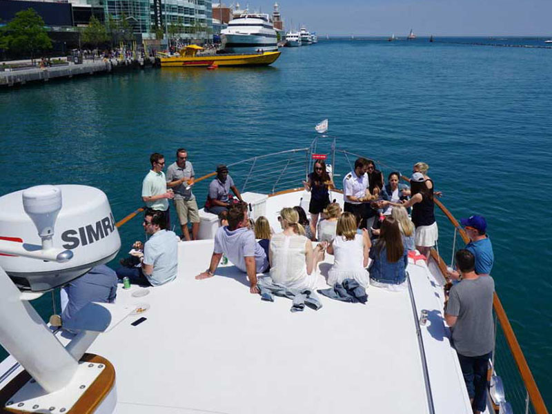 Chicago Burnham Harbor Boat Rentals for McCormick Place planners