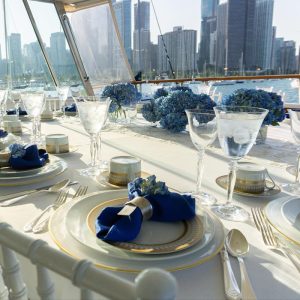 Chicago Fireworks Premier dinner cruise on Lake Michigan